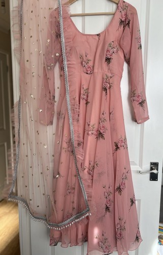 Nwot floral anarkali suit set - nwot,