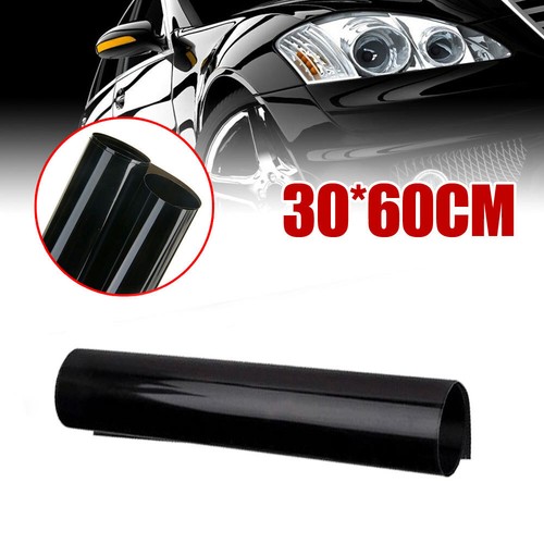 Gloss light black smoke vinyl - black,