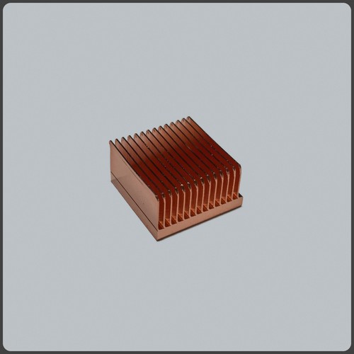 Pure copper heatsink skiving - copper,