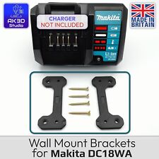 Makita DC18WA 14.4v/18v Li-ion LXT Battery Charger Wall Mount Brackets