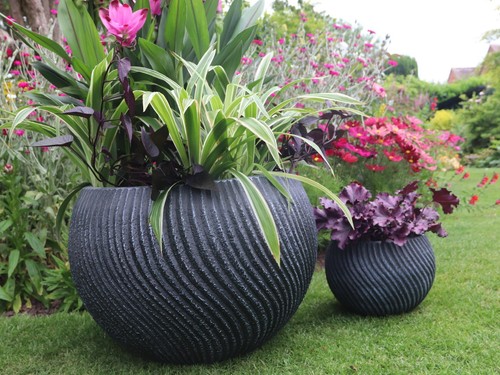 40cm swirl bowl - 40cm, flower