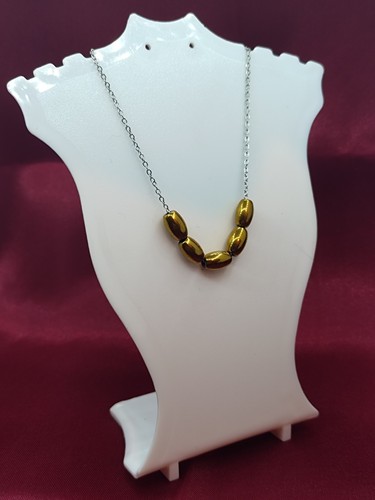 Hematite bead necklace - bead,