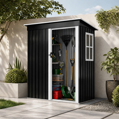 5x3ft metal shed - 5x3ft,