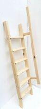 Ladder Wooden for Gear Loft Bunk Bed Solaio Attic With Hand Rest