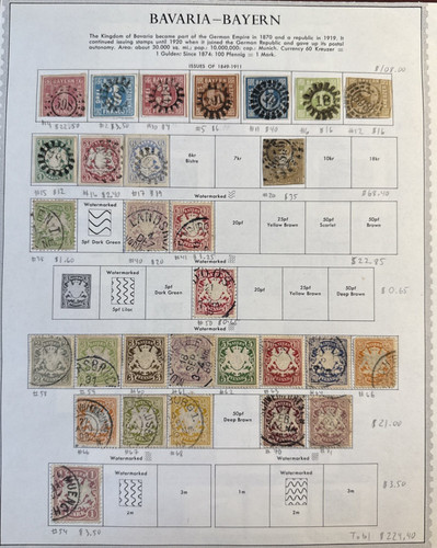 1851 1920 bavaria 192 postage - 1851-1920,