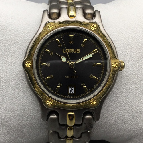Lorus watch mens - 37mm, tone