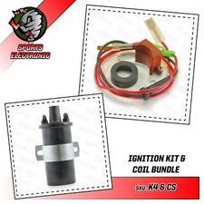 Electronic Ignition Kit and Powerspark Sports Coil For Lucas 43D 45D and 59D