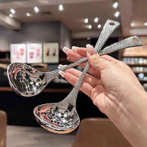Stainless steel soup spoon - steel,