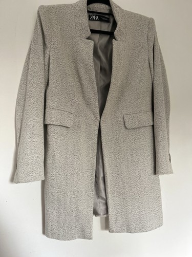 Zara women grey herringbone - zara, women's