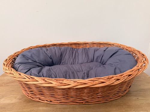 Wicker dog bed cat - bed, basket