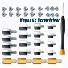 40pcs PCIe NVMe M.2 Standoffs Motherboard SSD Mounting Screws Kit + Screwdriver