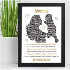 PERSONALISED Birthday Gifts for Mummy Mum Nanny from Son Daughter Little Girl