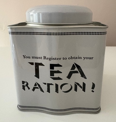 Ration book tea tin - ration,