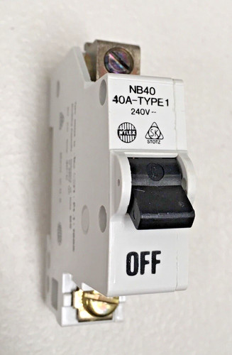 Wylex 40a type single - 40a, pole