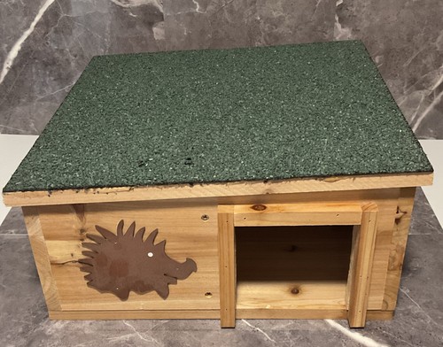 Wooden hedgehog house - house, wood