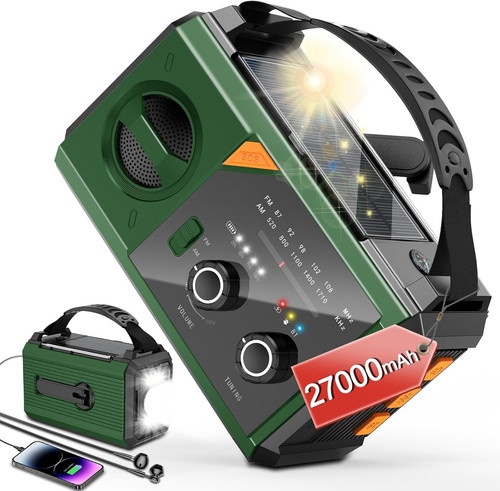 Solar wind emergency radio - solar, up