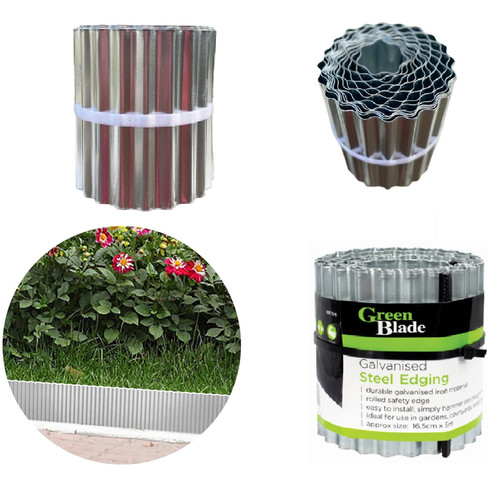 Garden lawn edging galvanised - garden,