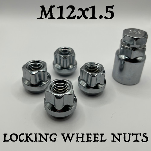 Locking wheel nuts - locking, m12x1.5