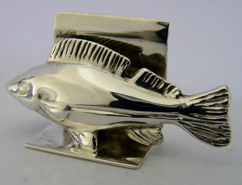 Sterling silver fish menu - sterling,
