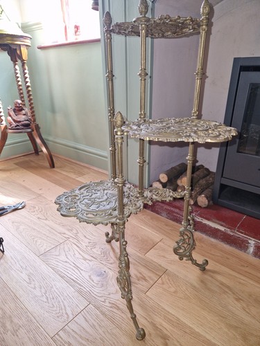 Vintage french brass tier - french,