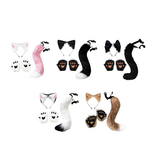 Cat fox ears and - and, tail