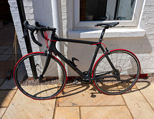 Planet carbon road bike 56cm - carbon,