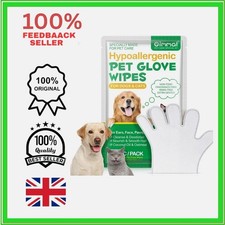 Pet Cleaning Glove Bathing Wipes for Cat Dog Hypoallergenic Deodorizing