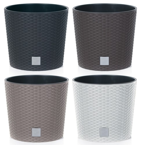 Modern round plastic rattan - modern,