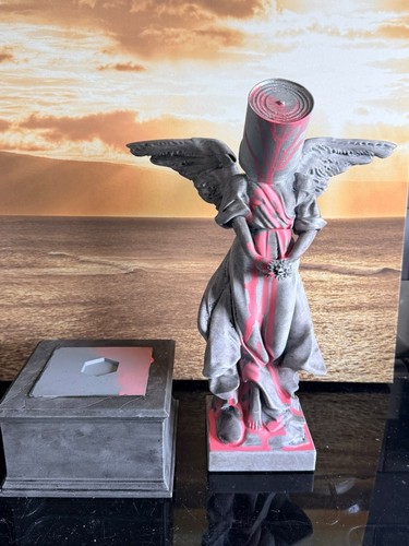 Banksy paint pot angel - paint,