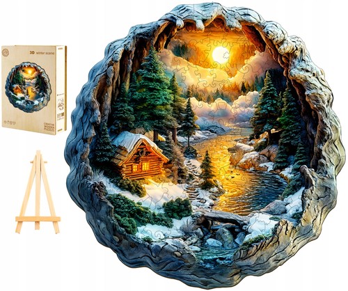 Wooden jigsaw puzzle 275 piece - puzzle,