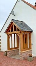 Solid Oak Porch Doorway