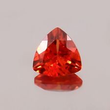 AAA Natural Ceylon Padparadscha Sapphire Loose Trillion Gemstone Cut 8x8 MM