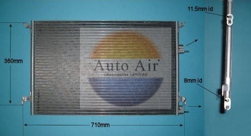 Air conditioning condenser - air,