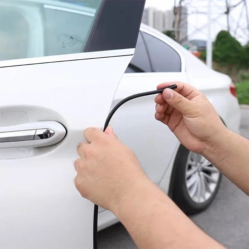 Black car door edge - car,