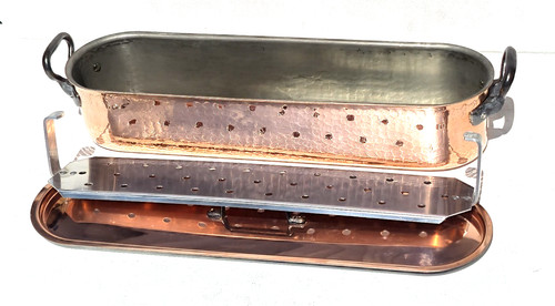 Vintage 4inch french copper - 24.4inch,