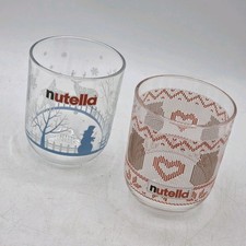 X2 Vintage Limited Edition Nutella Glasses Love Christmas