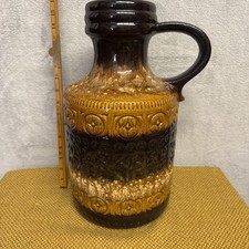 Vintage West Germany Vase Scheurich No. 489-39 Floor Vase/Jug - 15.5” Tall VGC