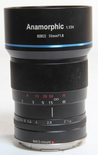 Sirui 50mm 8 anamorphic - 50mm,