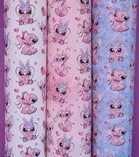 Printed Bow Canvas 3 x A4 Sheets