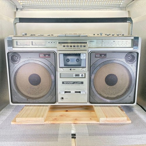 Sharp 505st radio cassette - sharp,