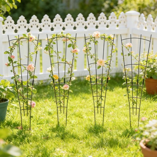 Garden obelisk trellis - garden,