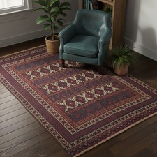 5x7 Handwoven Vintage Afghan