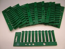 Pack of 100 green rawlplug raw