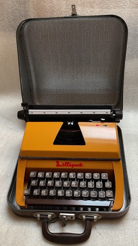 Vintage typewriter lilliput - typewriter,