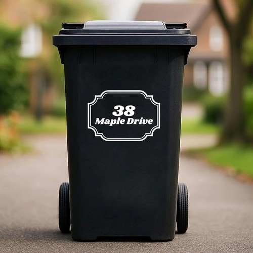 Custom wheelie bin stickers - stickers, |