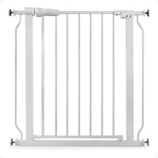 BalanceFrom Walk-Thru Safety Gate for Baby and Pets, White (Open Box)