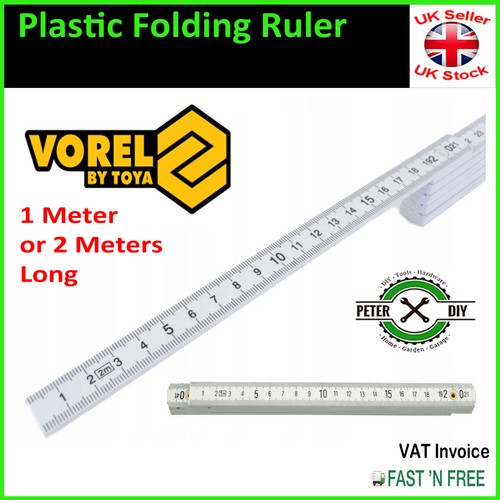 Ruler plastic folding - 1m/2m,