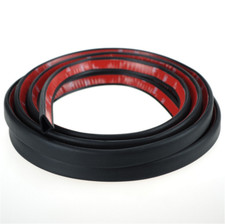 4M Sloping D Weatherstrip Car Door Trunk Edge Rubber Noise Sealing Strip Trim