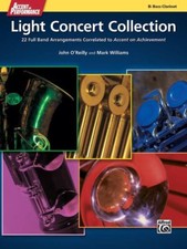 Accent on Performance Light Concert Collection Clarinet Book Bass Clarinet By Jo