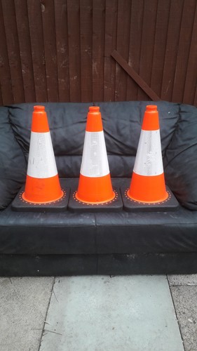 Road traffic cones - road,